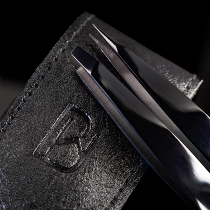 BWH COSMETICS | Pointy + Slanted Midnight Chrome Tweezers