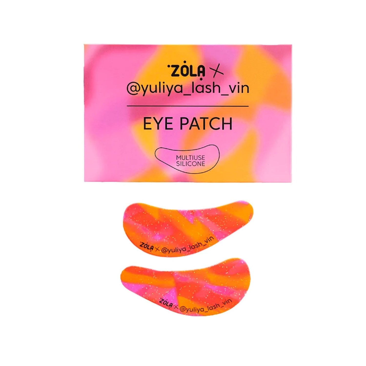 ZOLA x Yulia Lash Vin EYEPATCHES | Roze - oranje ZOLA 