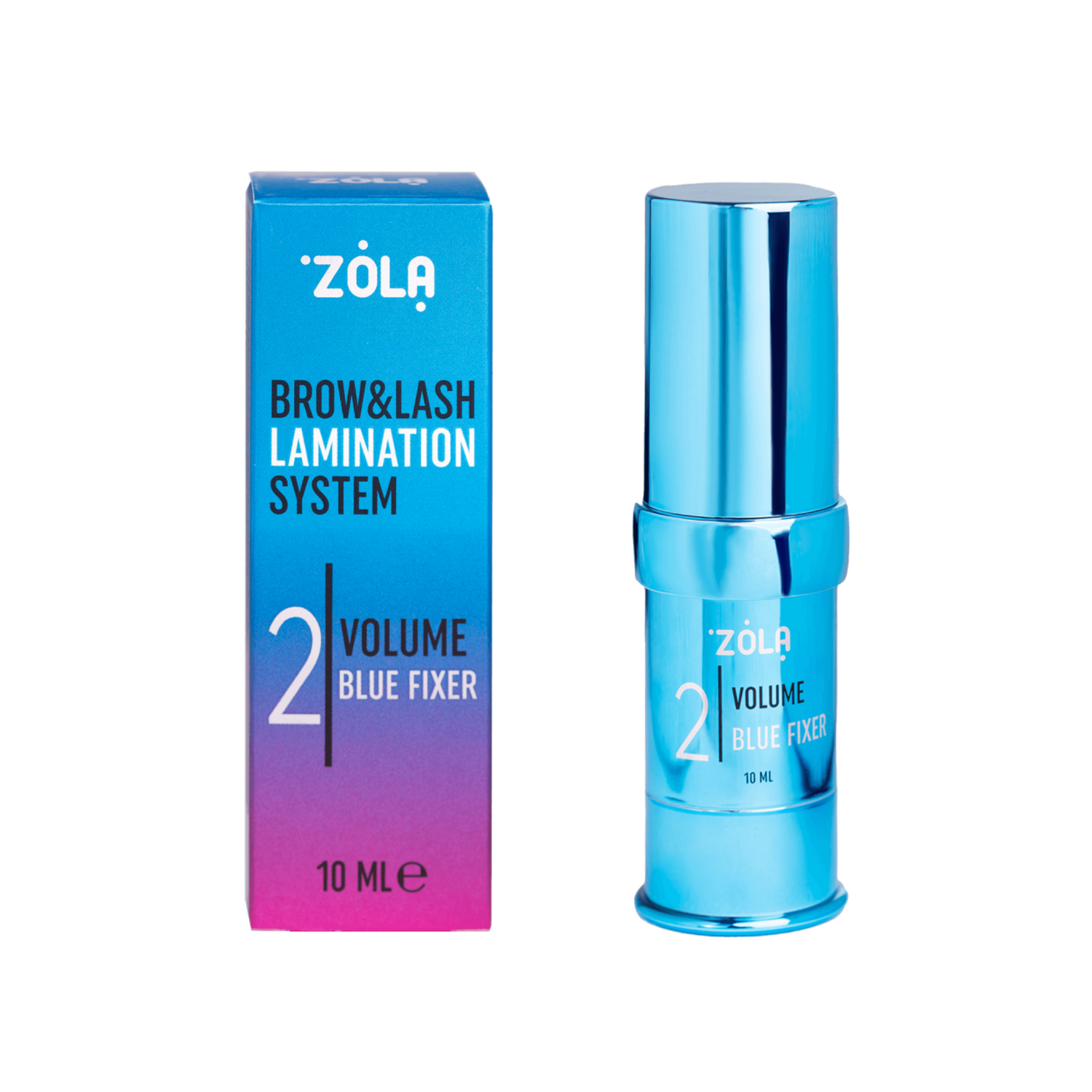 ZOLA | SYSTÈME DE LAMINATION DES SOURCILS ET DES CILS | FIXATEUR BLEU 2 VOLUMES