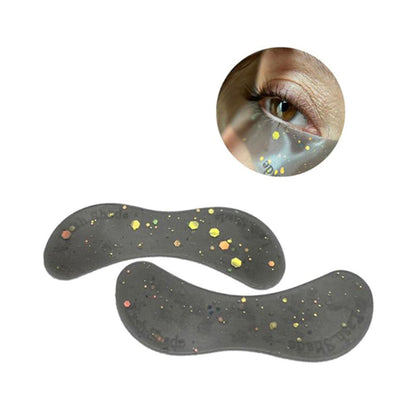 LASH SHADE | REUSABLE SILICONE EYEPATCHES Lash Shade Graphite + Glitter 