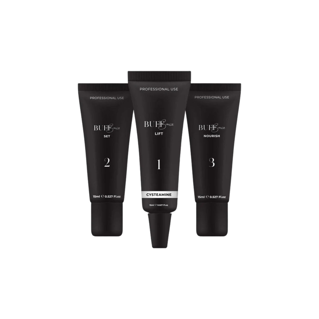 BUFF BROWZ &amp; LASHES | Cysteamine Lamination set - step 1,2 &amp; 3 buff browz &amp; lashes 