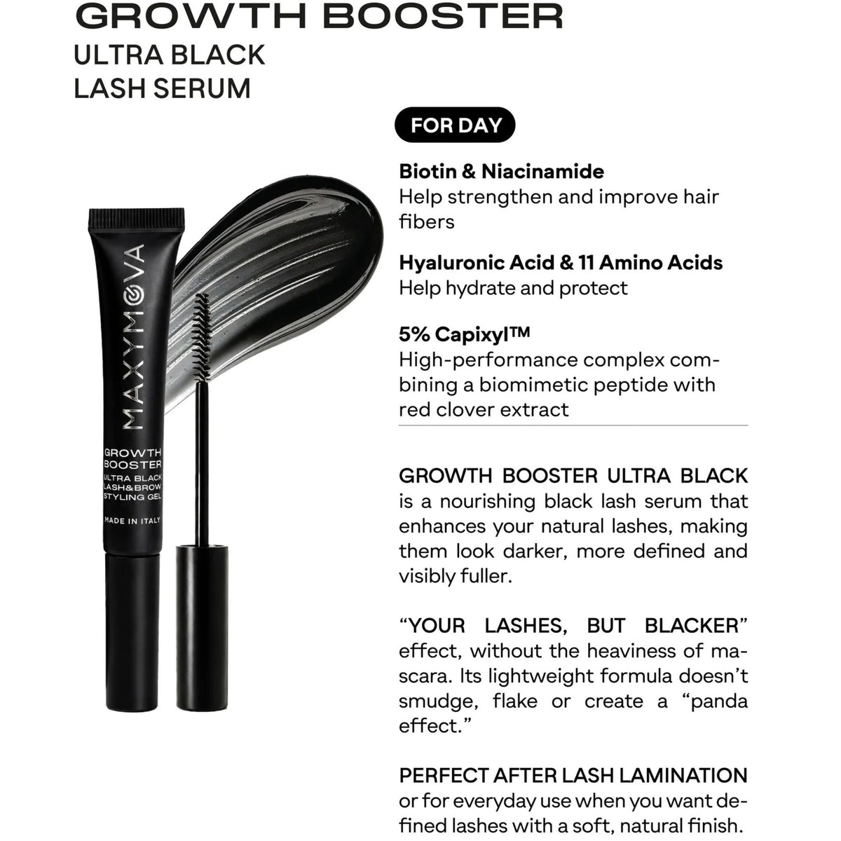 MAXYMOVA Growth Booster Ultra Black 8 ml