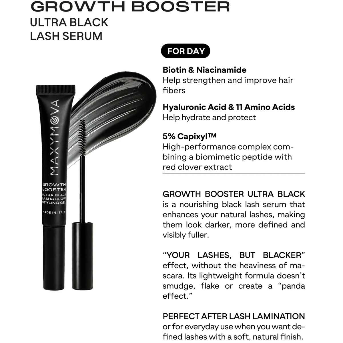 MAXYMOVA Growth Booster Ultra Black 8 ml
