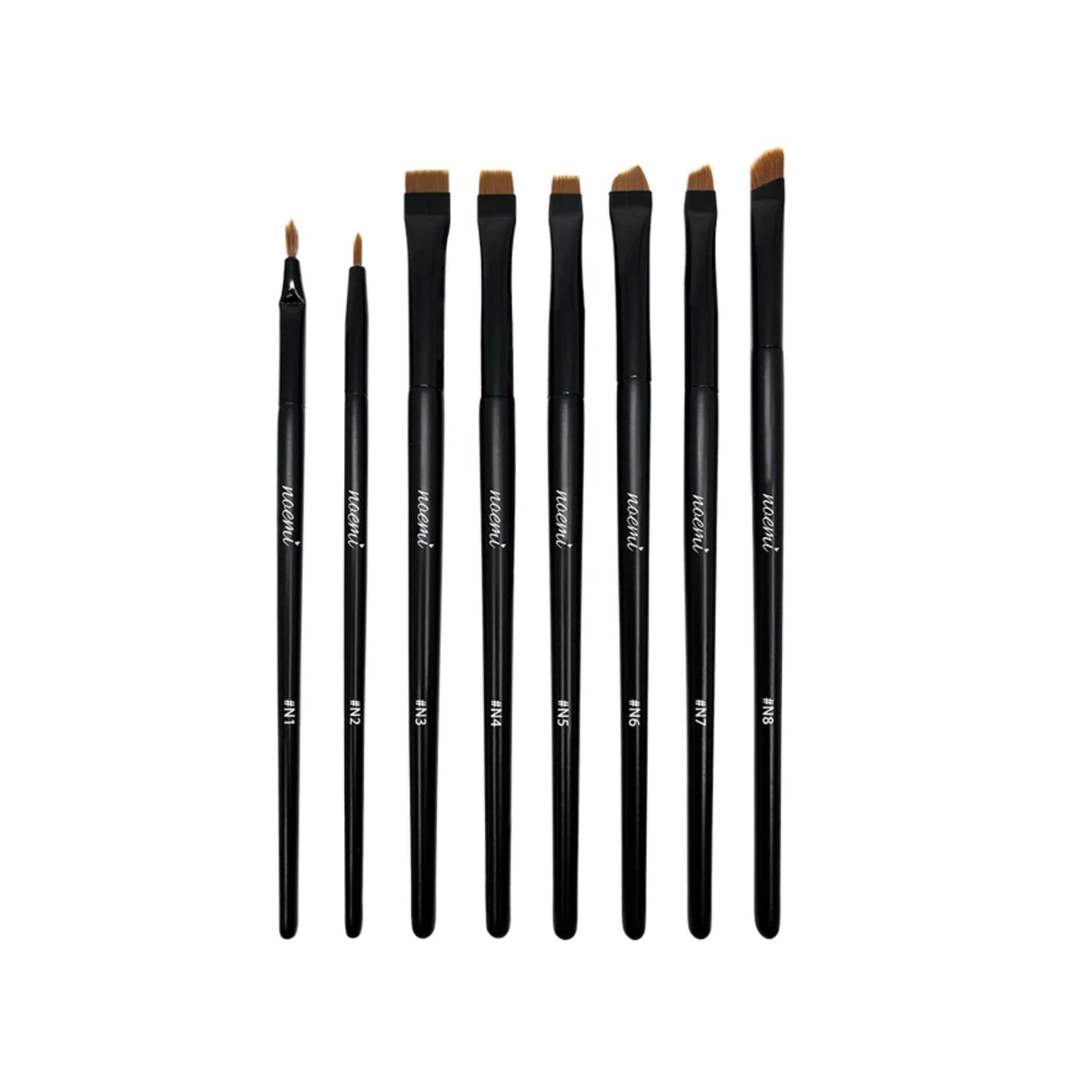 NOEMI Brush Set met acht brow penselen