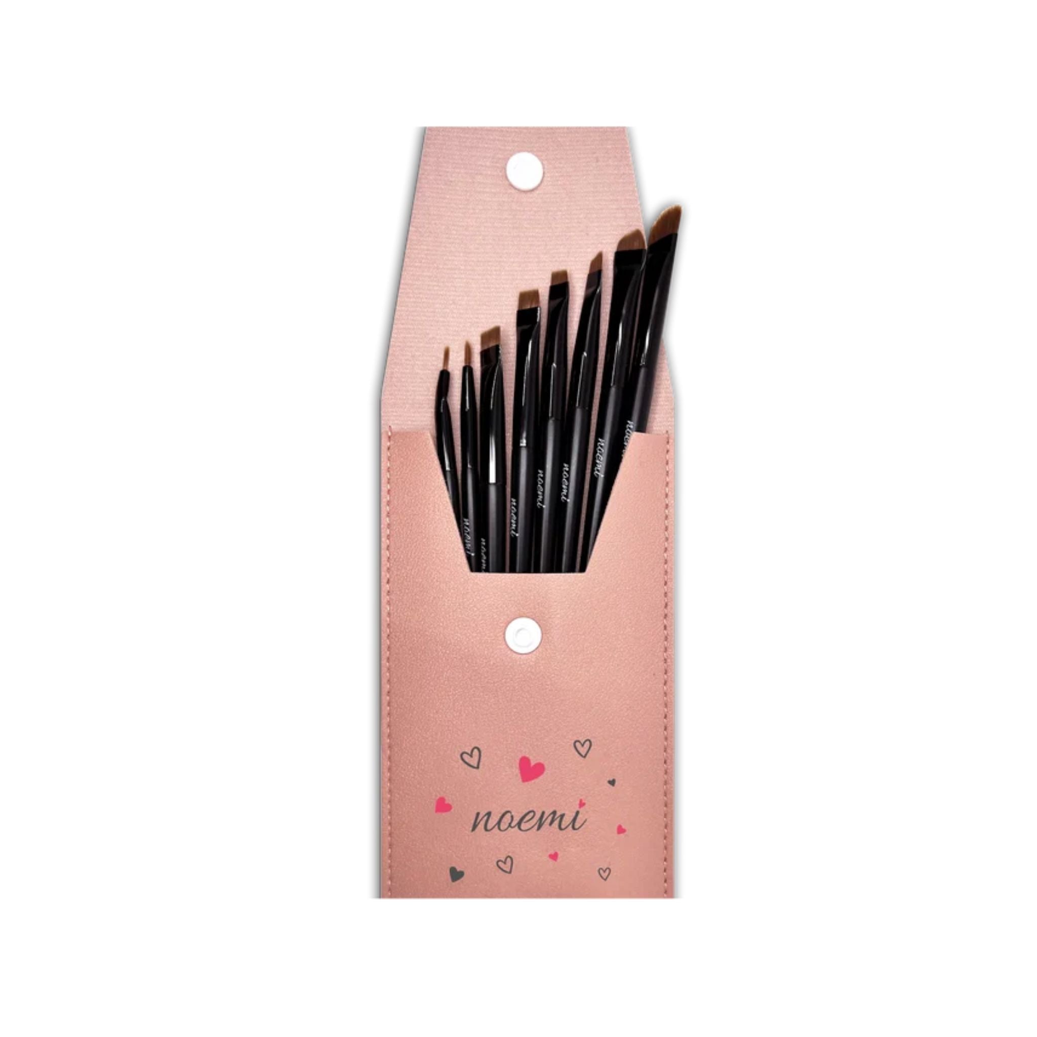NOEMI Brush Set met acht brow penselen