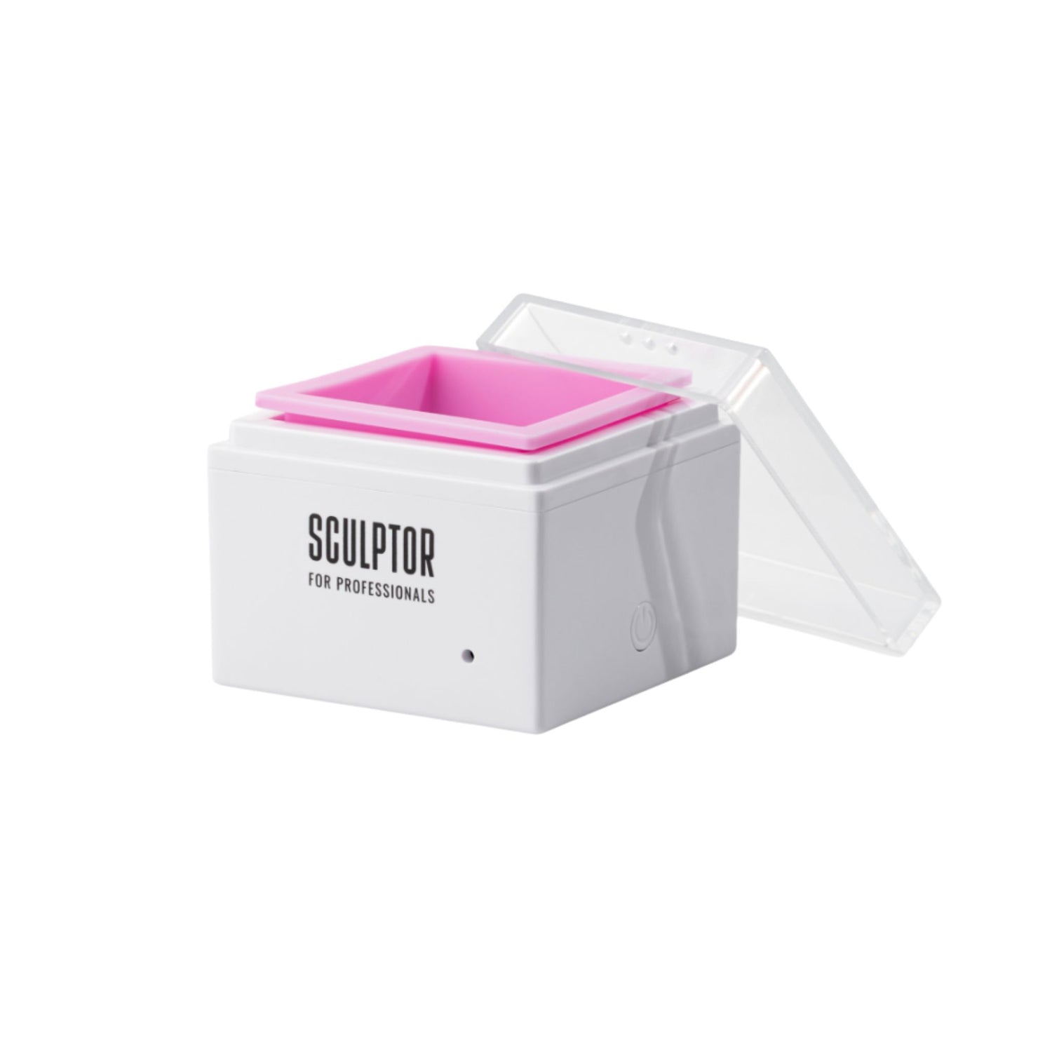 SCULPTOR | Mini Wax Heater SCULPTOR Wit met roze 