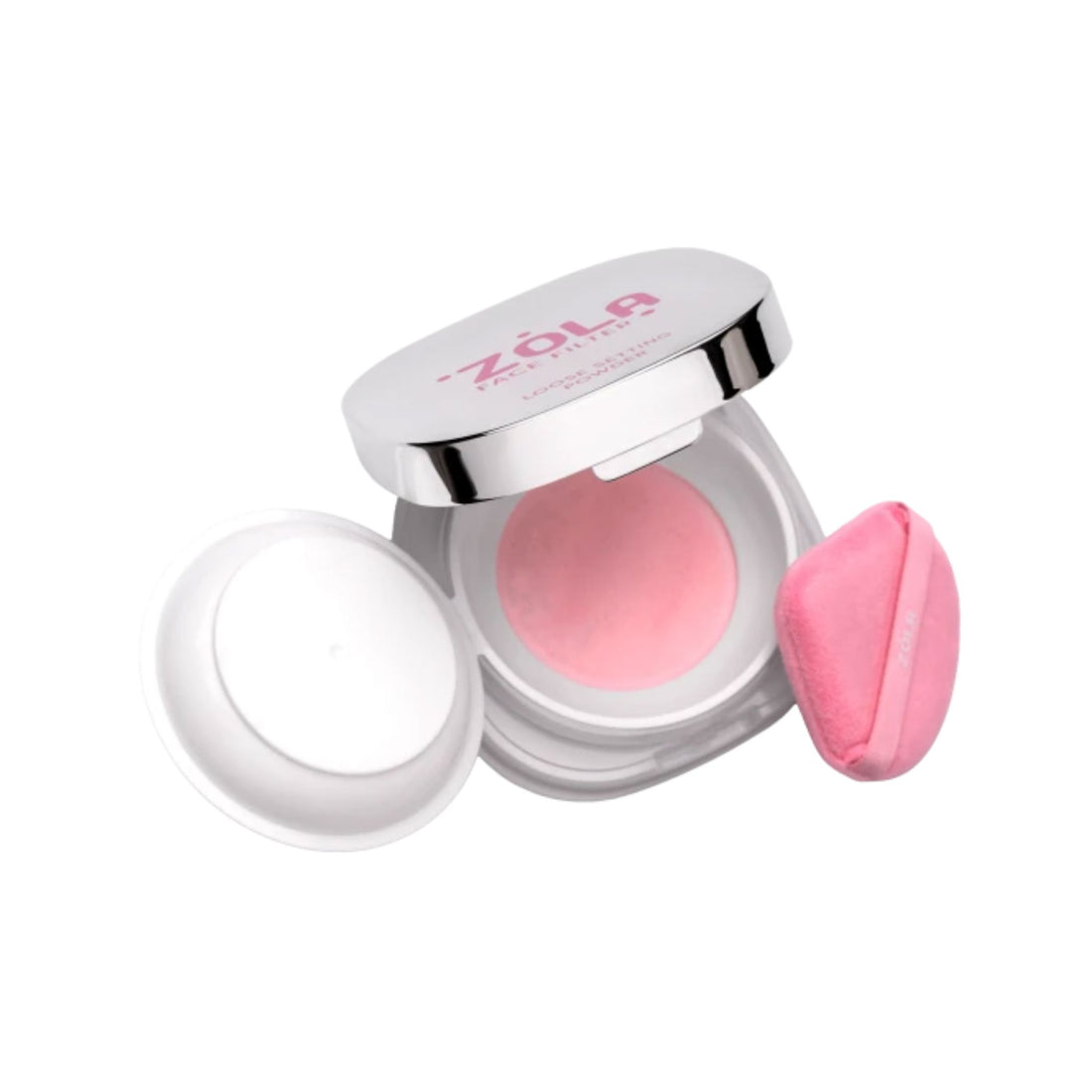 ZOLA setting powder in 02 Translucent Pink