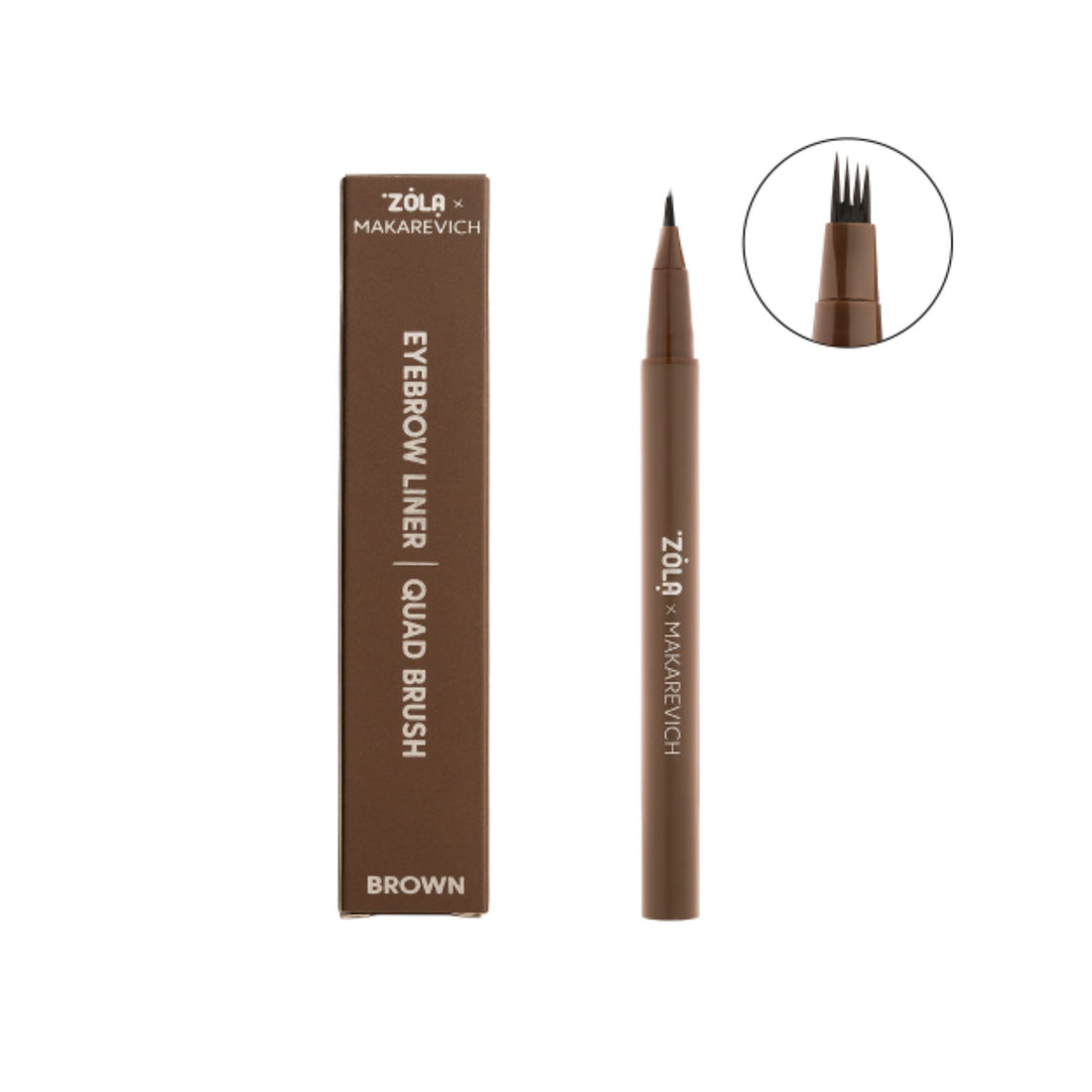 Zola x Makarevich | Eyebrow Liner Quad - Brown ZOLA 