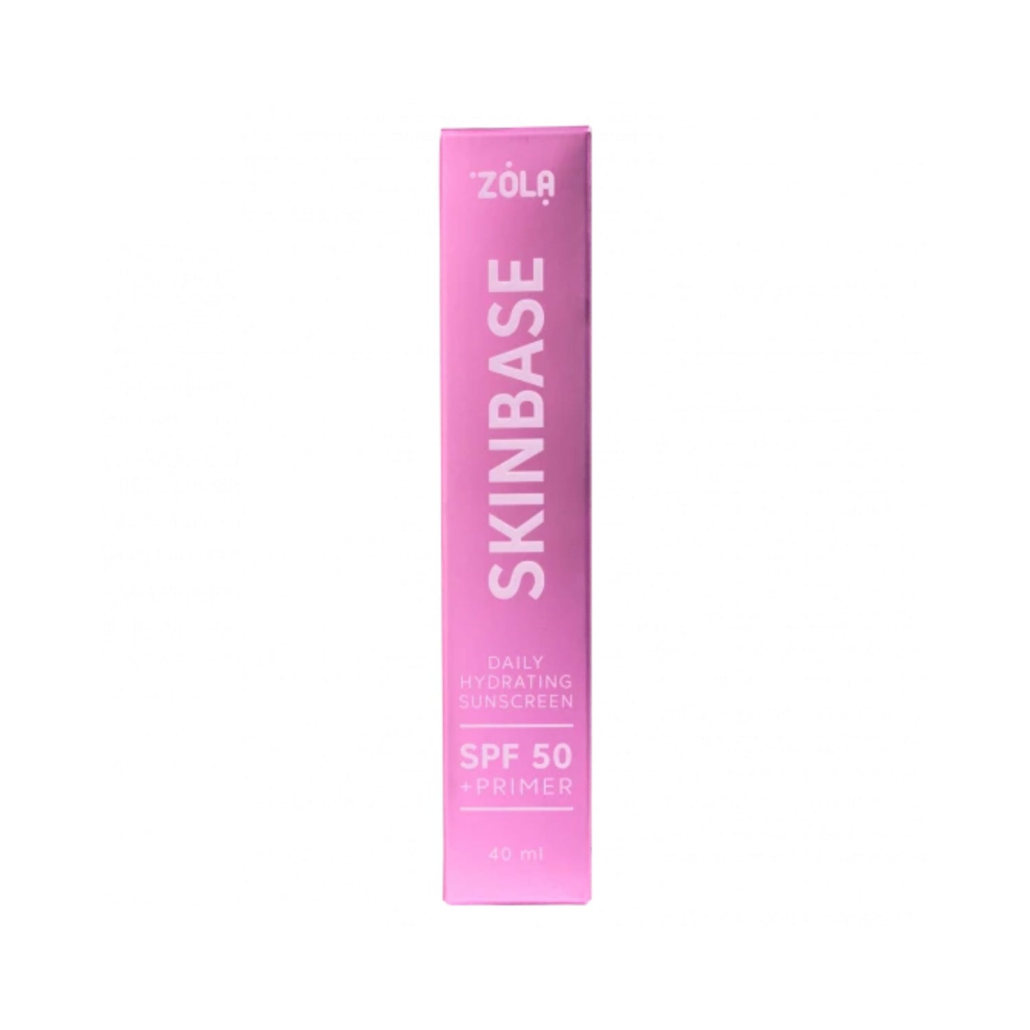 ZOLA SPF 50 SKINBASE Daily Hydrating Sunscreen 40 ml