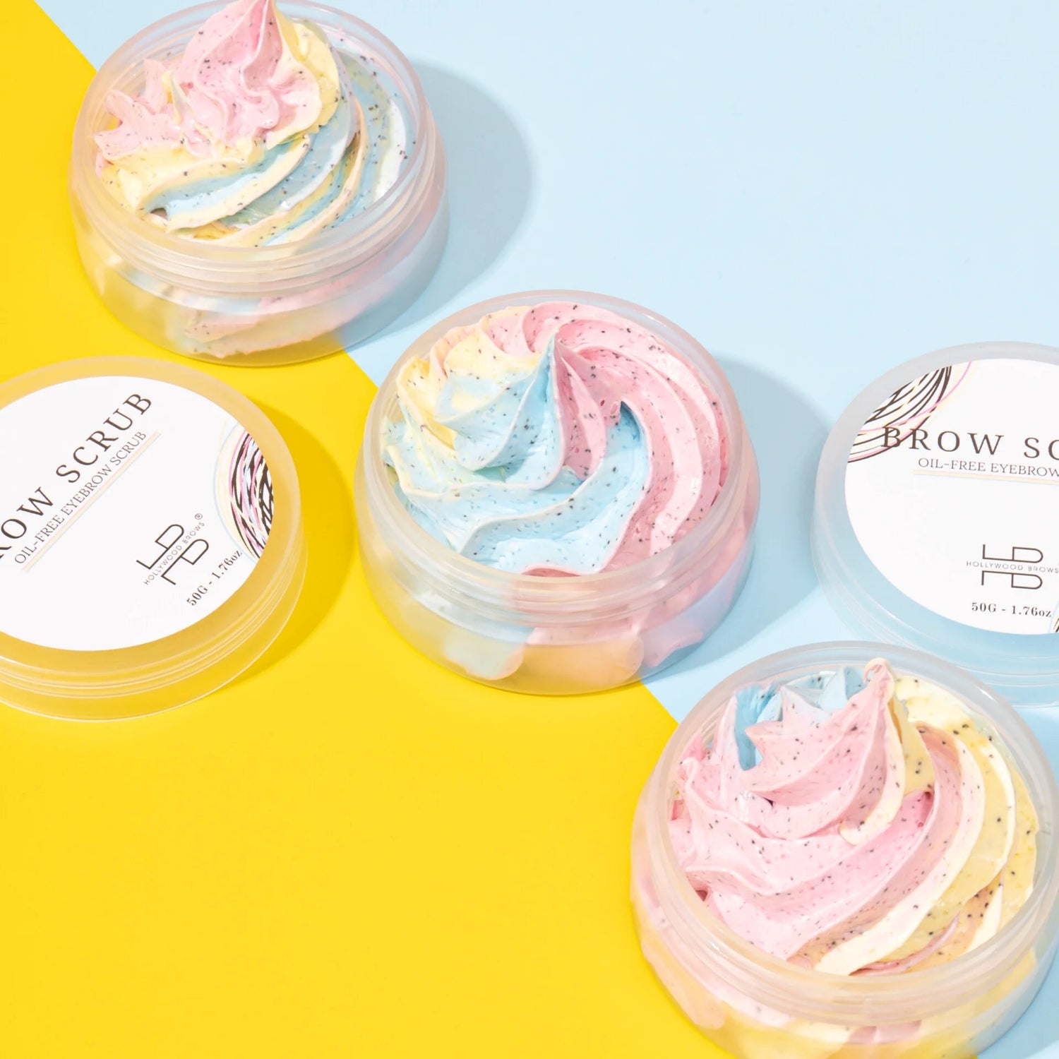 HOLLYWOOD BROWS | BROW SCRUB | UNICORN BUBBLEGUM Hollywood Brows 