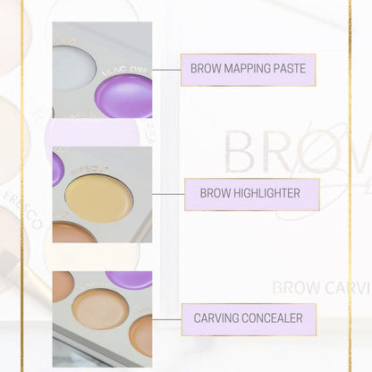 BROWTIQUE BROWS | BROW CARVING PALETTE + BRUSH browtique brows 