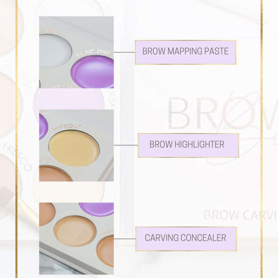 BROWTIQUE BROWS | BROW CARVING PALETTE + BRUSH