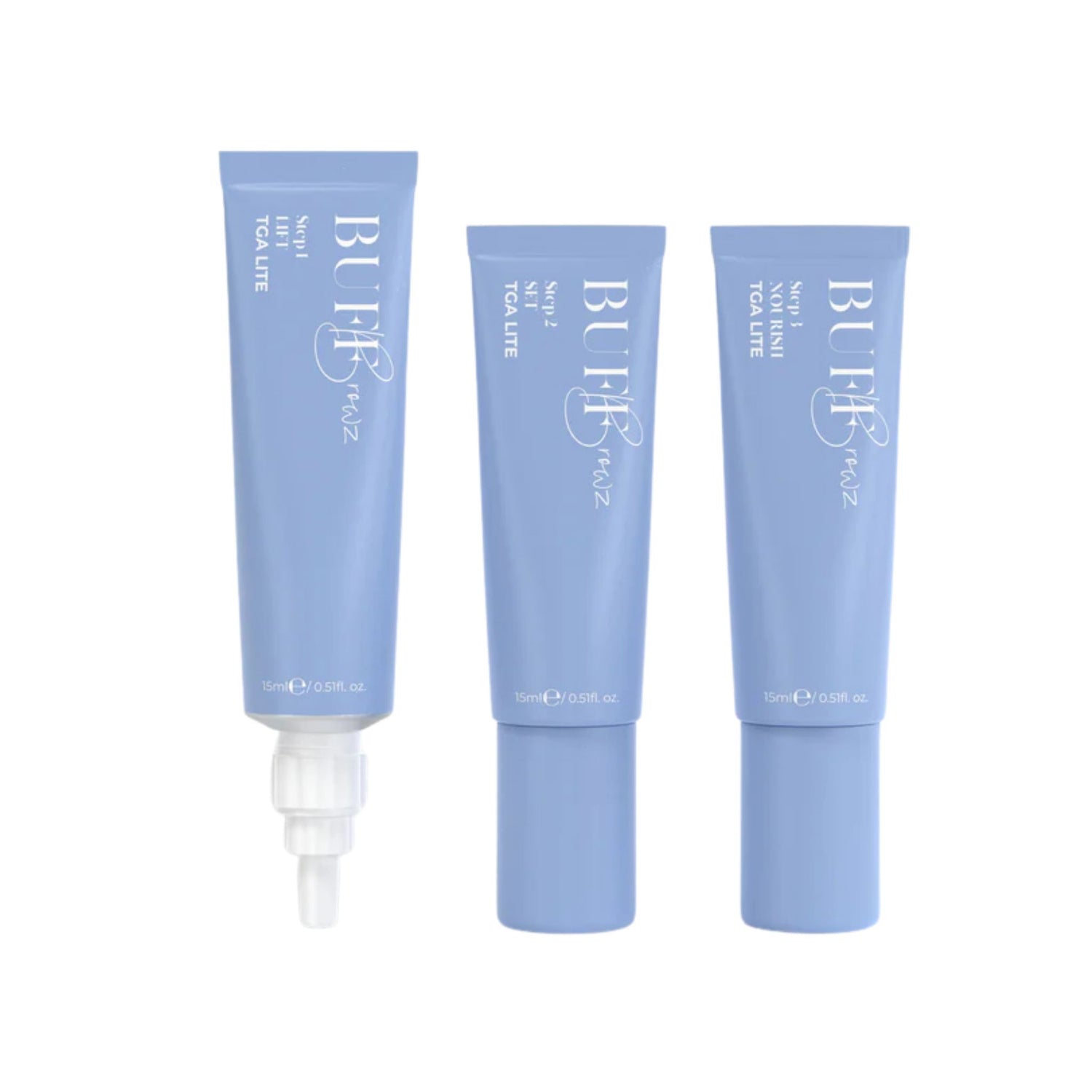 BUFF BROWZ &amp; LASHES | TGA Lite Brow Lamination - Step 1