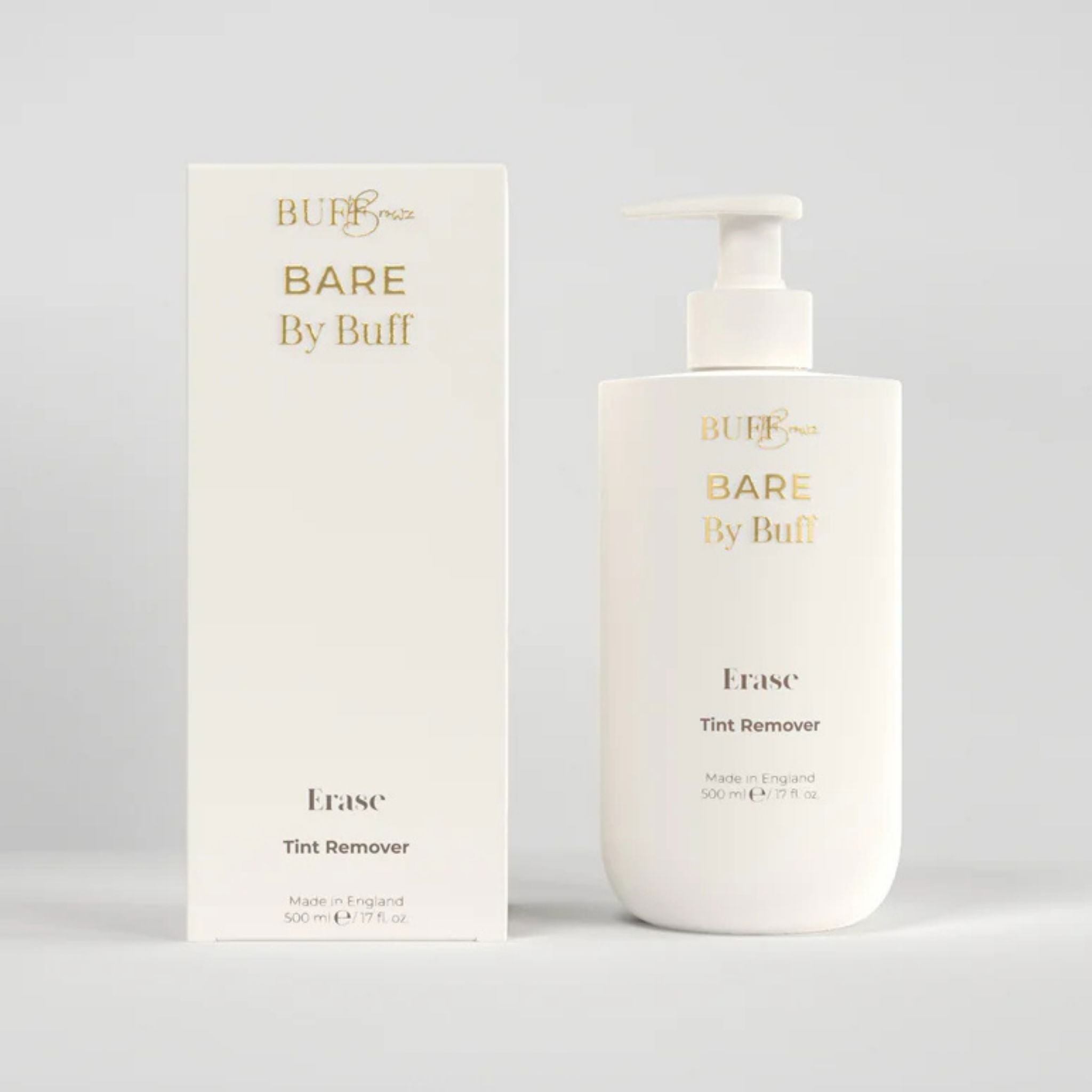 Buff Browz &amp; Lashes | Bare by Buff - ERASE 500ml