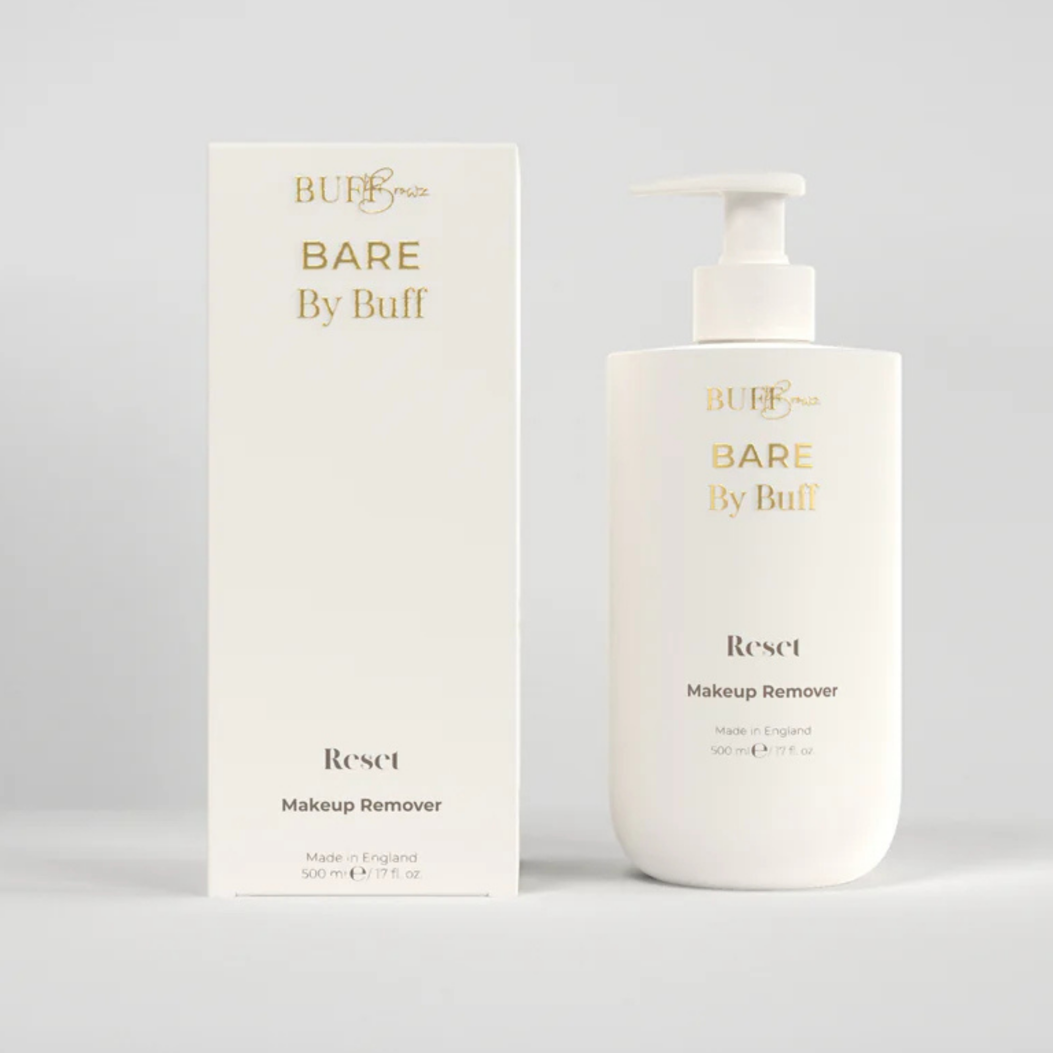 Buff Browz &amp; Lashes | Bare by Buff - RESET 500ml