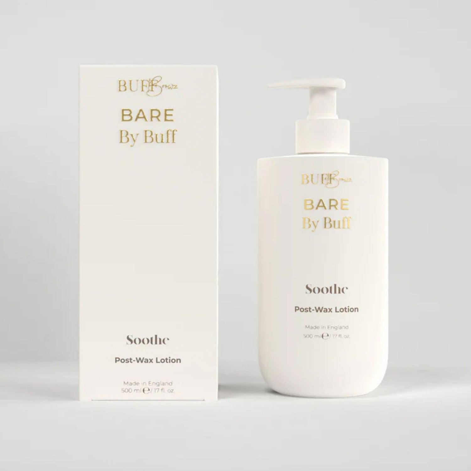 Buff Browz &amp; Lashes | Bare by Buff SOOTHE 500ml