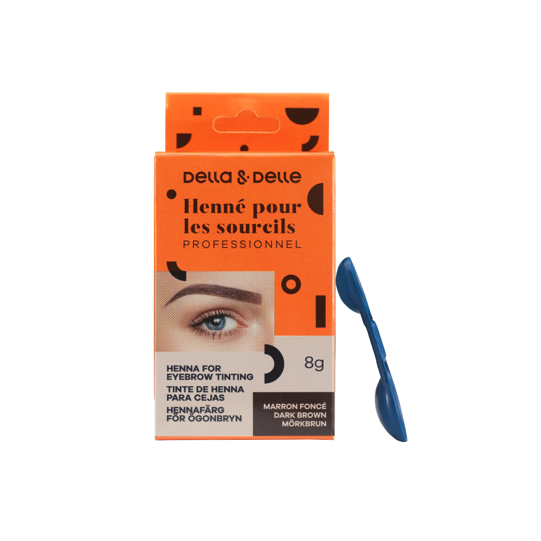 DELLA &amp; DELLE | BROW HENNA | Dark brown 8 grams