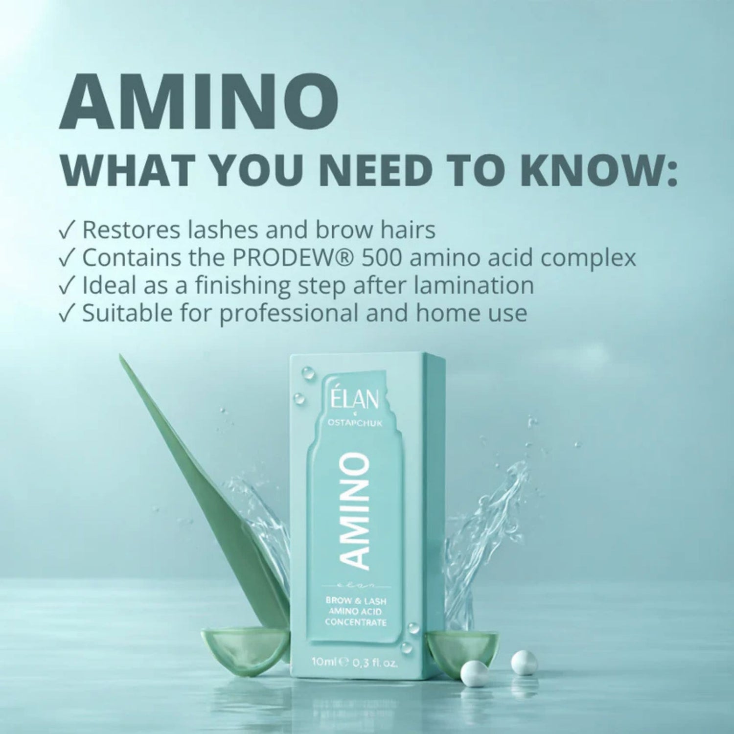 ÉLAN | AMINO: Brow &amp; Lash Amino Acid Concentrate