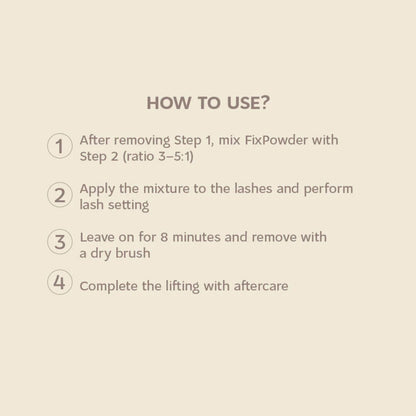 ÉLAN | FixPowder: Lash Lift Fixing Powder