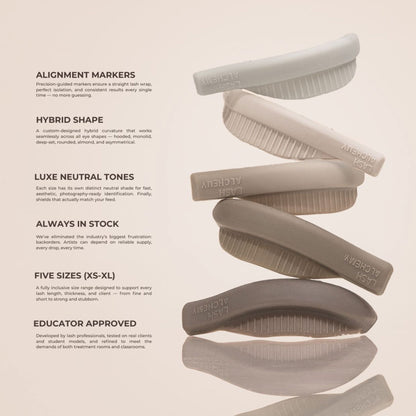 LASH ALCHEMY | Align Hybrid Shields - 5 pairs lash alchemy 