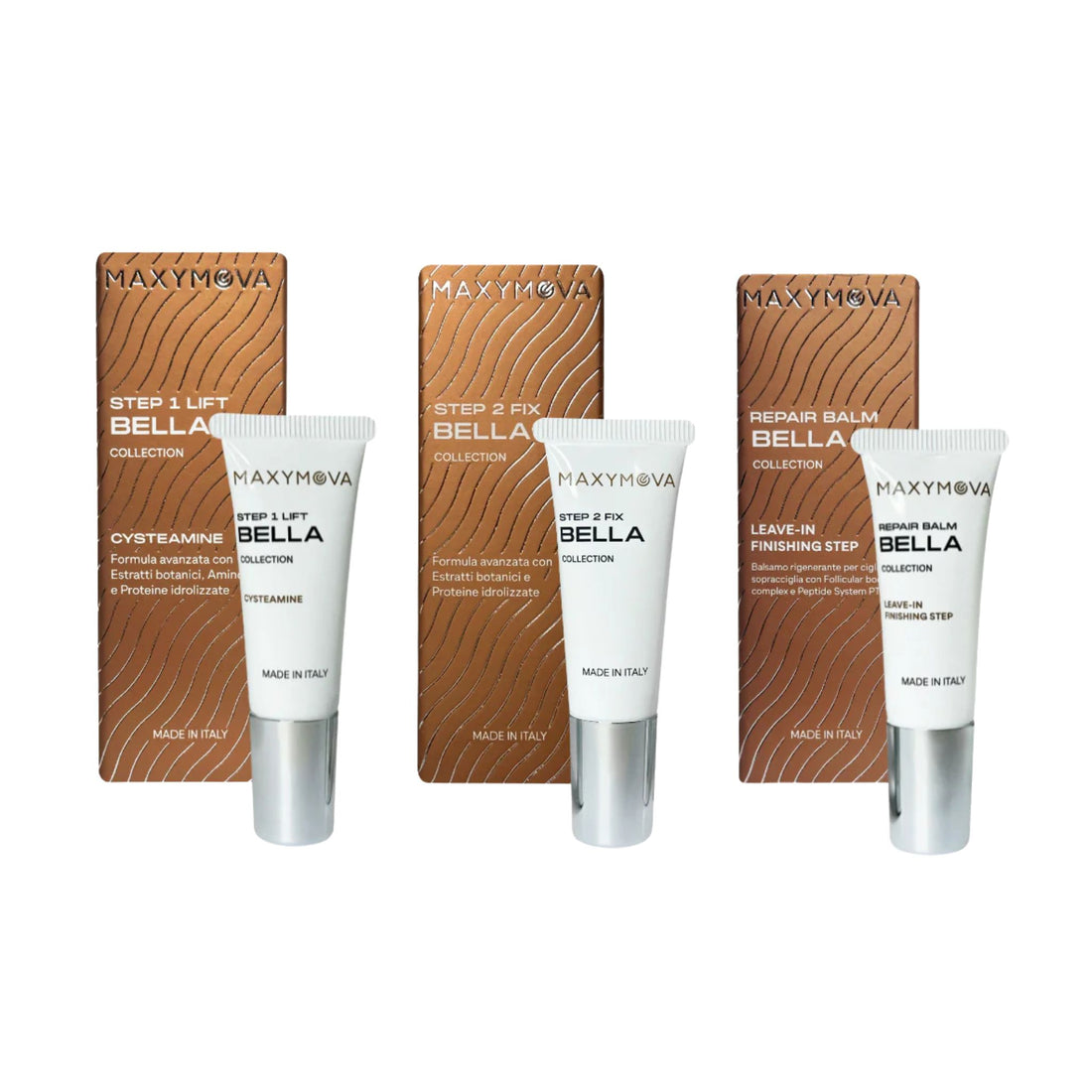 MAXYMOVA | Kit Bella Korean Lash &amp; Brow Lift (Étape 1 : Cystéamine)