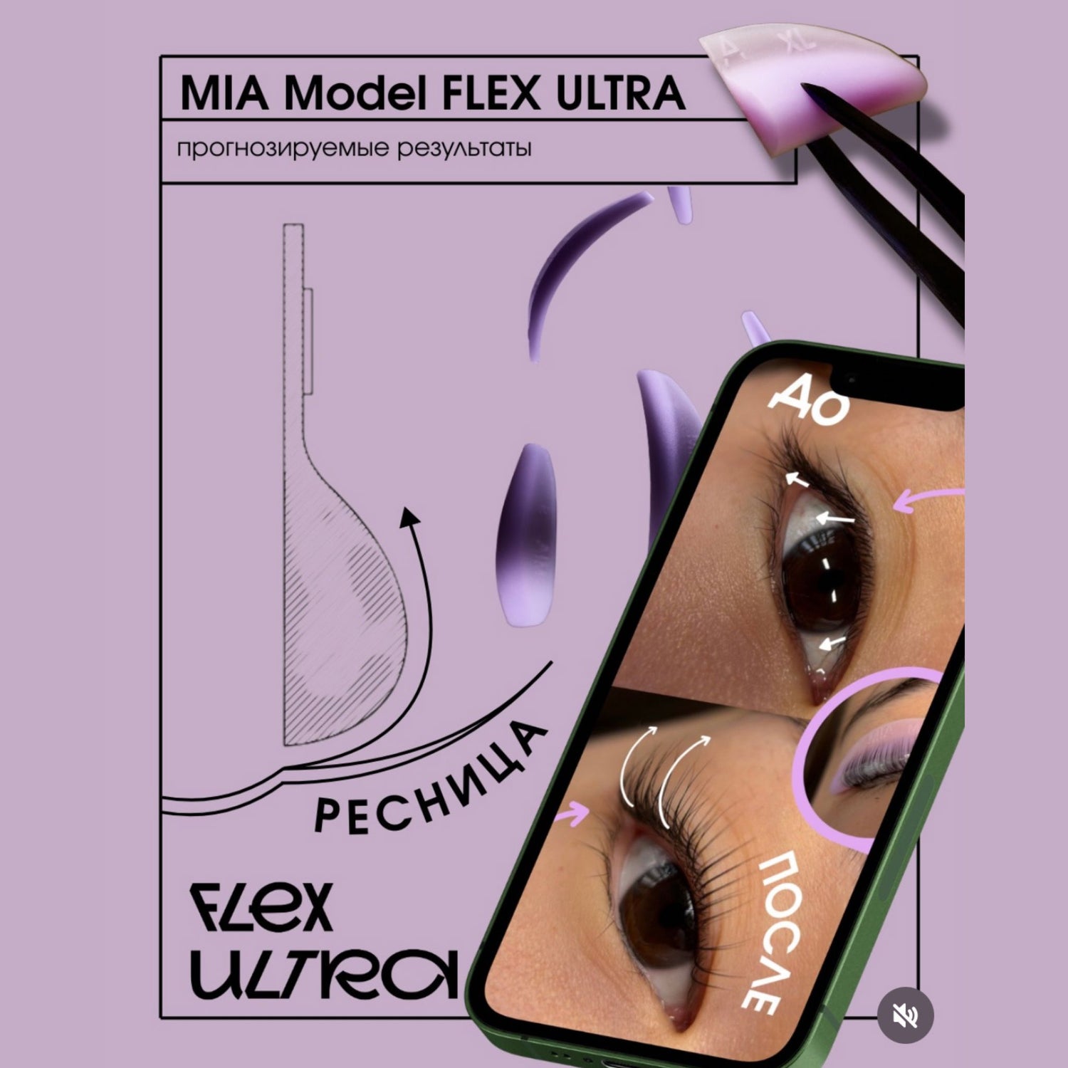 MIA | Flex Ultra lash lift shields - set