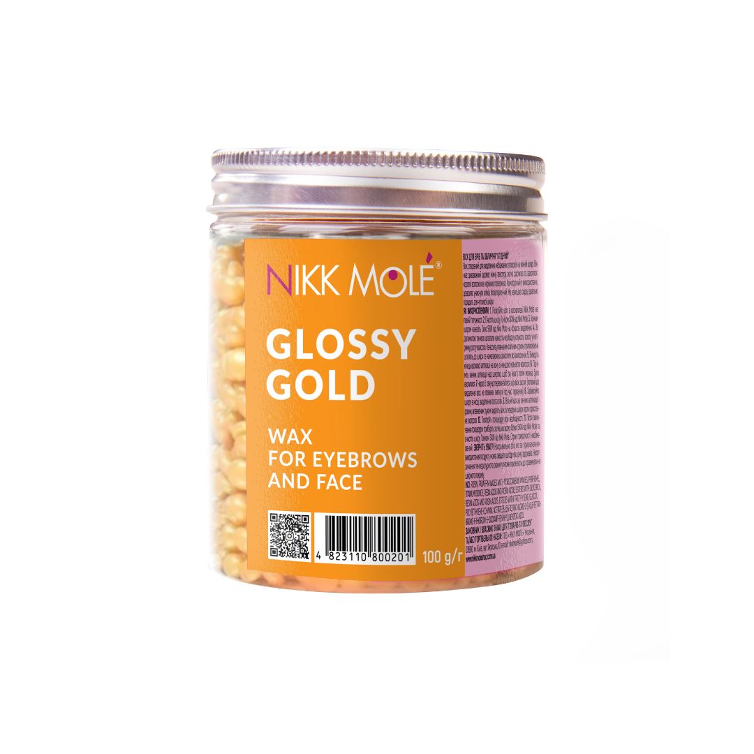 NIKK MOLE | WAX | GLOSSY GOLD nikk mole 