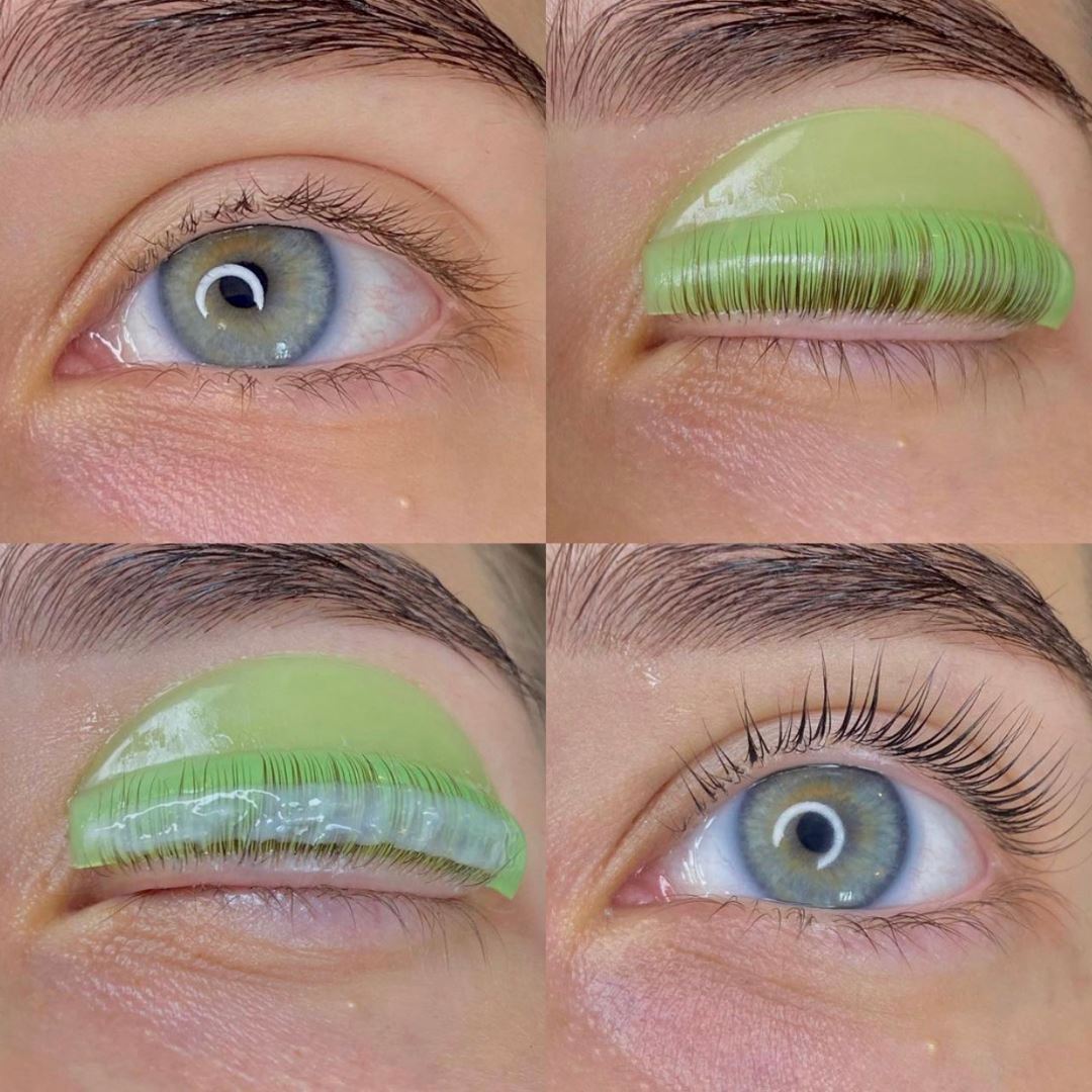 PRETTY EYES | LASH LIFT SHIELDS | Green/Soft - 8 pairs pretty eyes 