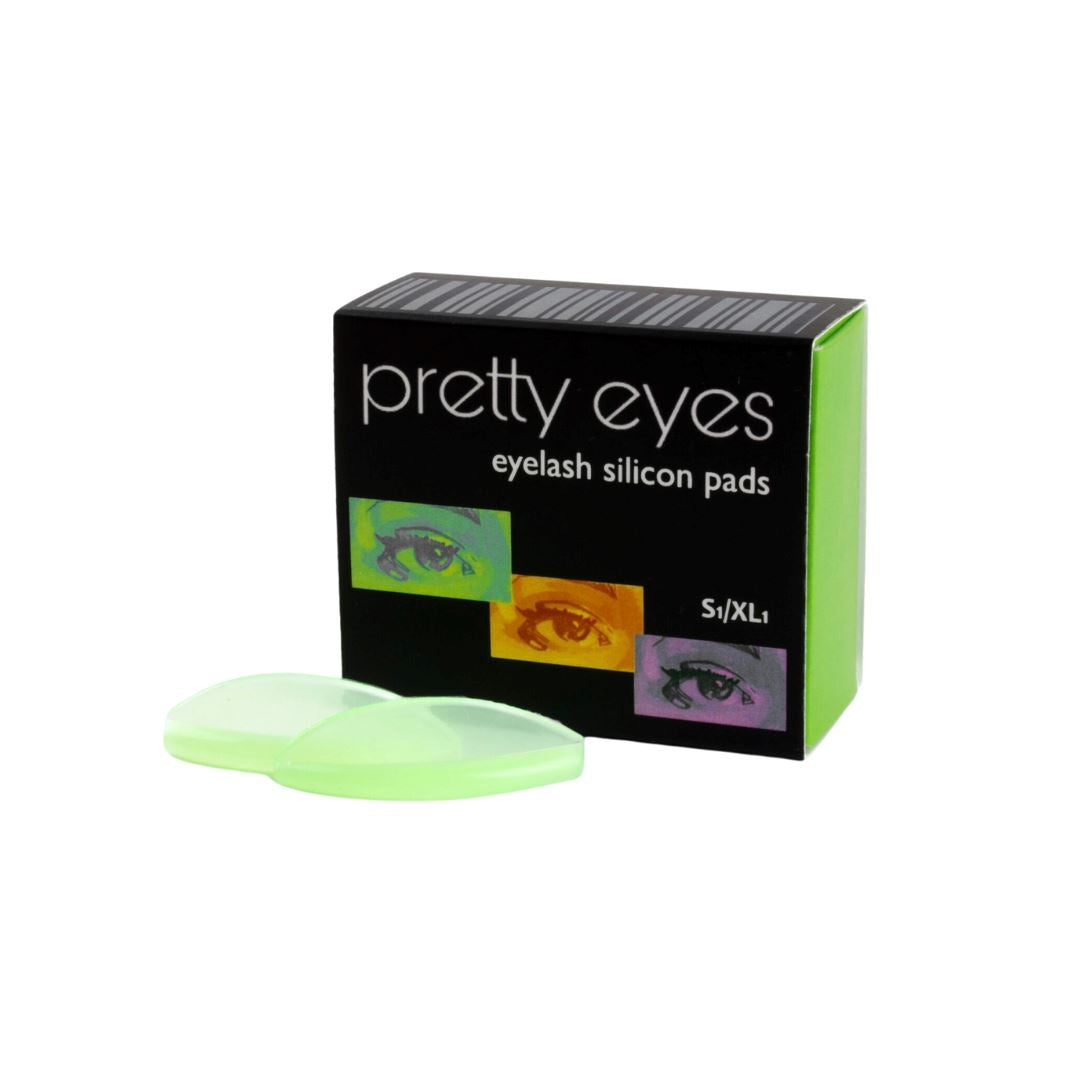 PRETTY EYES | LASH LIFT SHIELDS - Flat1 or Round Soft (green) pretty eyes 