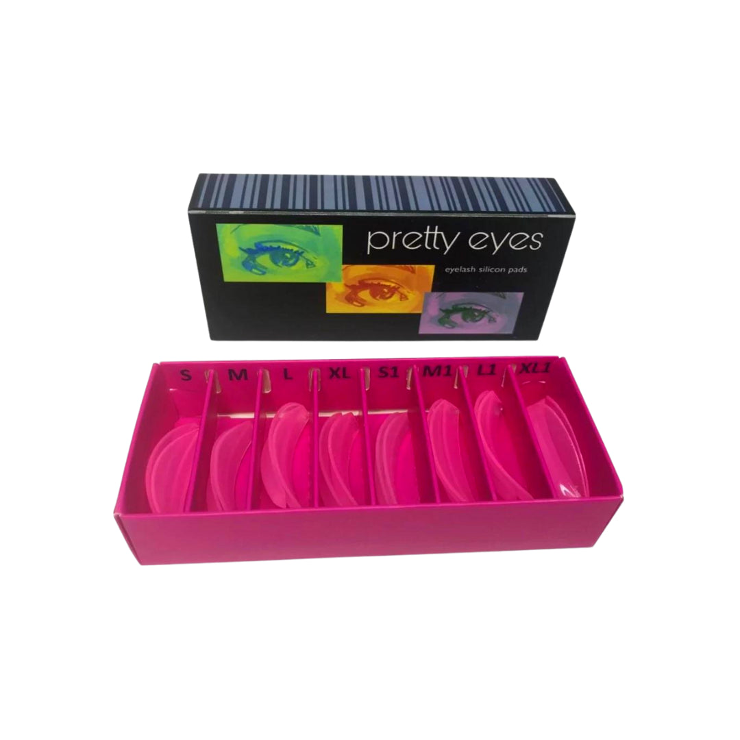 PRETTY EYES | LASH LIFT SHIELDS | Pink/Firm - 8 pairs pretty eyes 