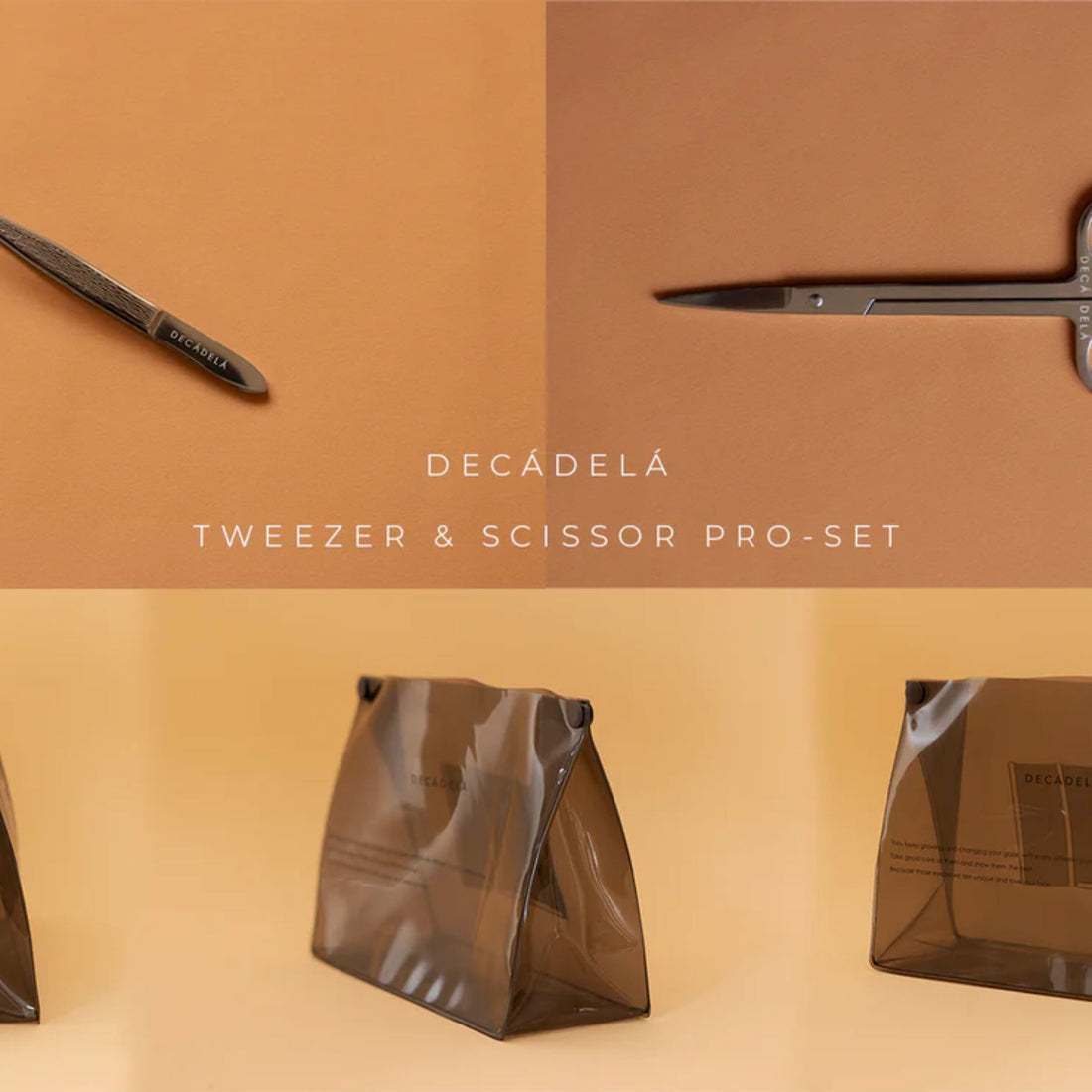 DECÁDELÁ | Tweezer &amp; Wenkbrauwschaar Pro Set DECÁDELÁ 