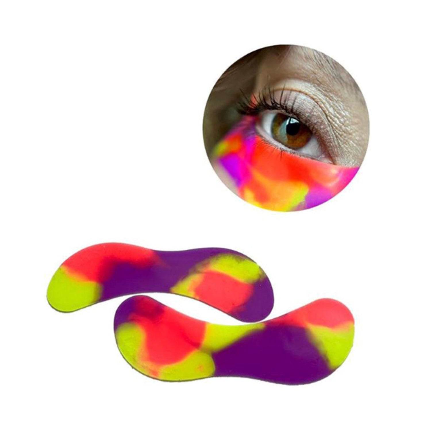 LASH SHADE | REUSABLE SILICONE EYEPATCHES Lash Shade Multicolor Orange 