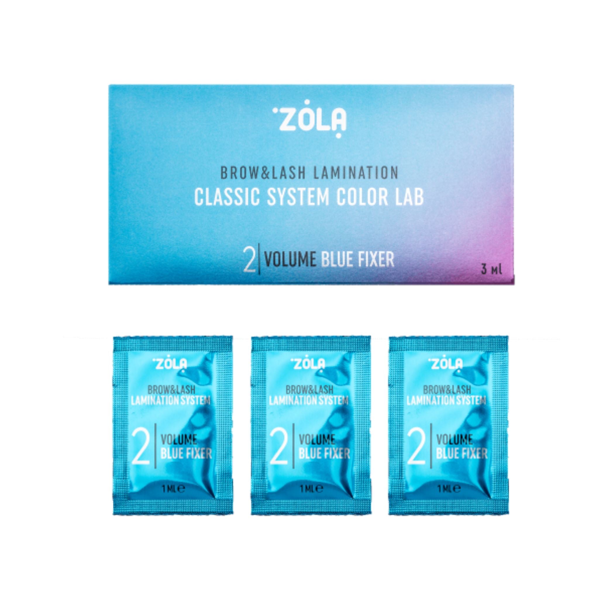 ZOLA | Color Lab Brow &amp; Lash Lamination | Step 2 - Sachets ZOLA 