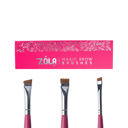 ZOLA | MAGIC BROW BRUSHES | PINK ZOLA 